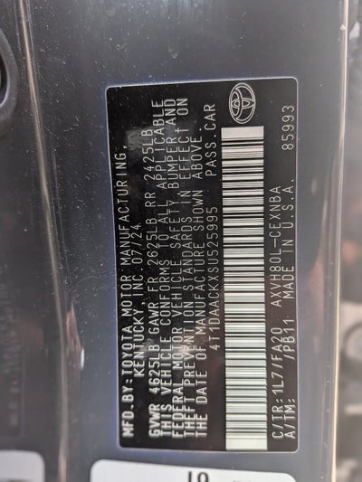 2025 Toyota Camry LE