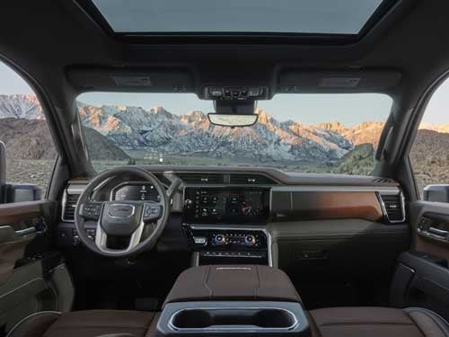 2024 GMC Sierra HD interior